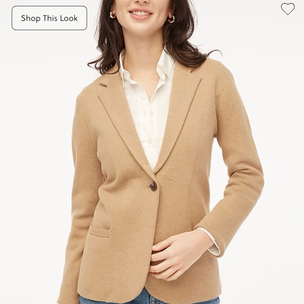 J.Crew XXL School Boy 100% Cotton Heather Acorn Sweater Blazer NWT 50%OFF